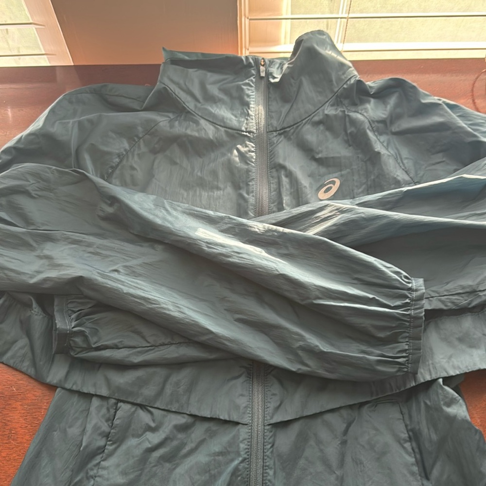 Blue Windbreaker ASICS